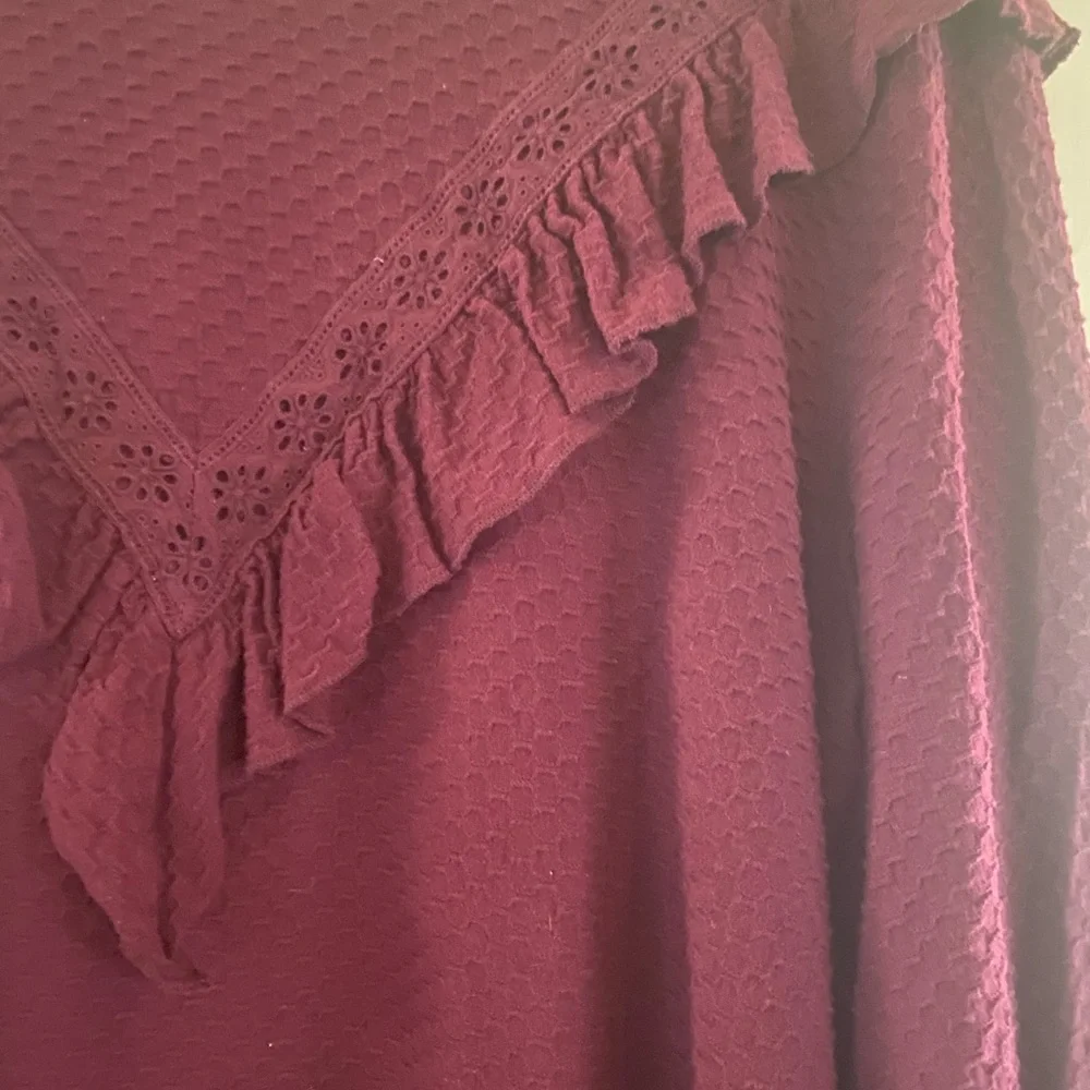 J. Crew pin tuck Edwardian ruffle Cottagecore boho prairie balloon sleeve top L